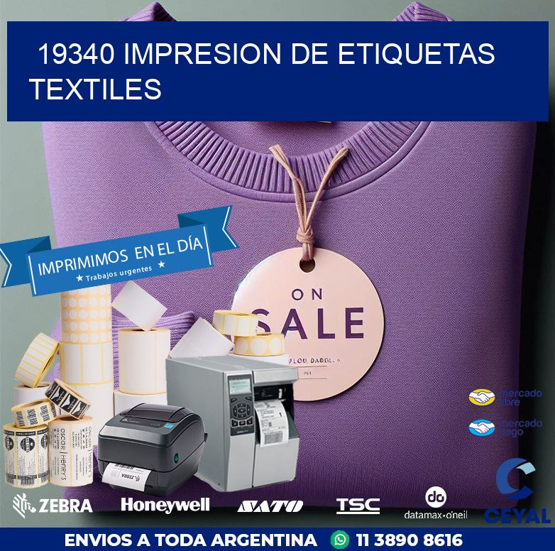 19340 IMPRESION DE ETIQUETAS TEXTILES