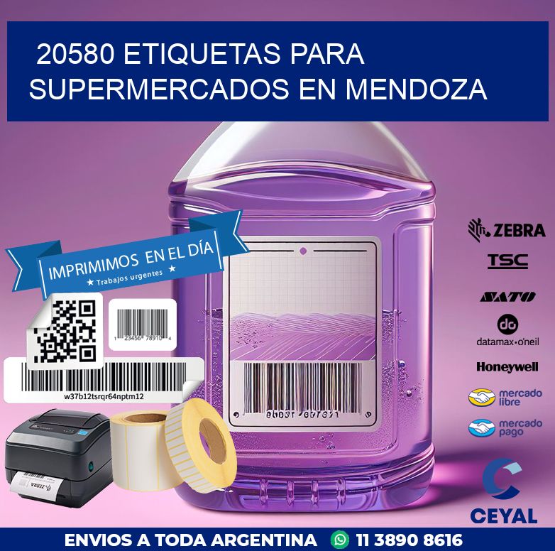 20580 ETIQUETAS PARA SUPERMERCADOS EN MENDOZA