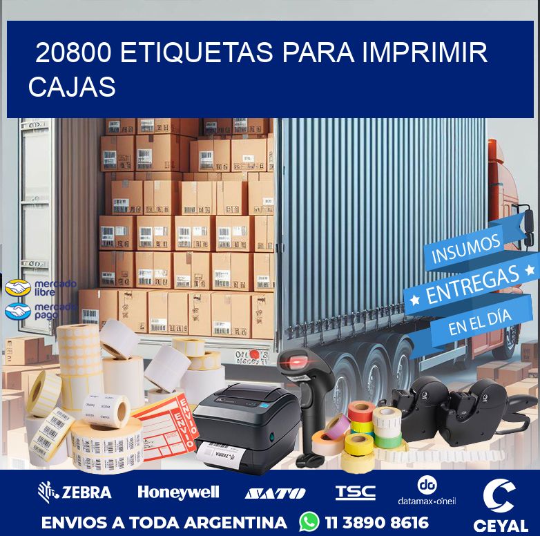 20800 ETIQUETAS PARA IMPRIMIR CAJAS