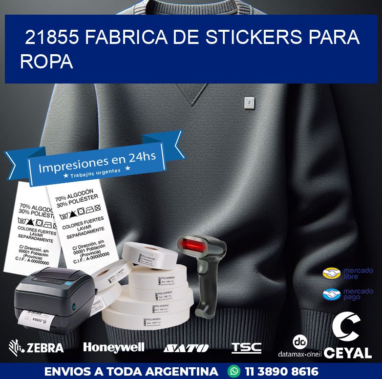 21855 FABRICA DE STICKERS PARA ROPA