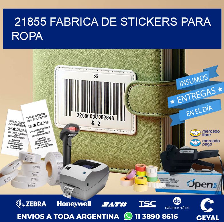 21855 FABRICA DE STICKERS PARA ROPA