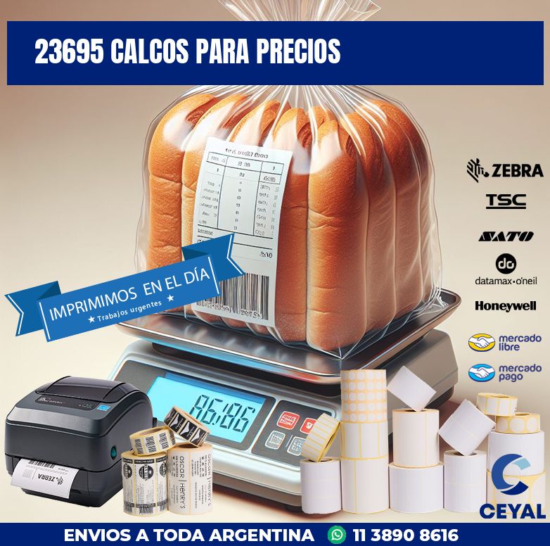 23695 CALCOS PARA PRECIOS