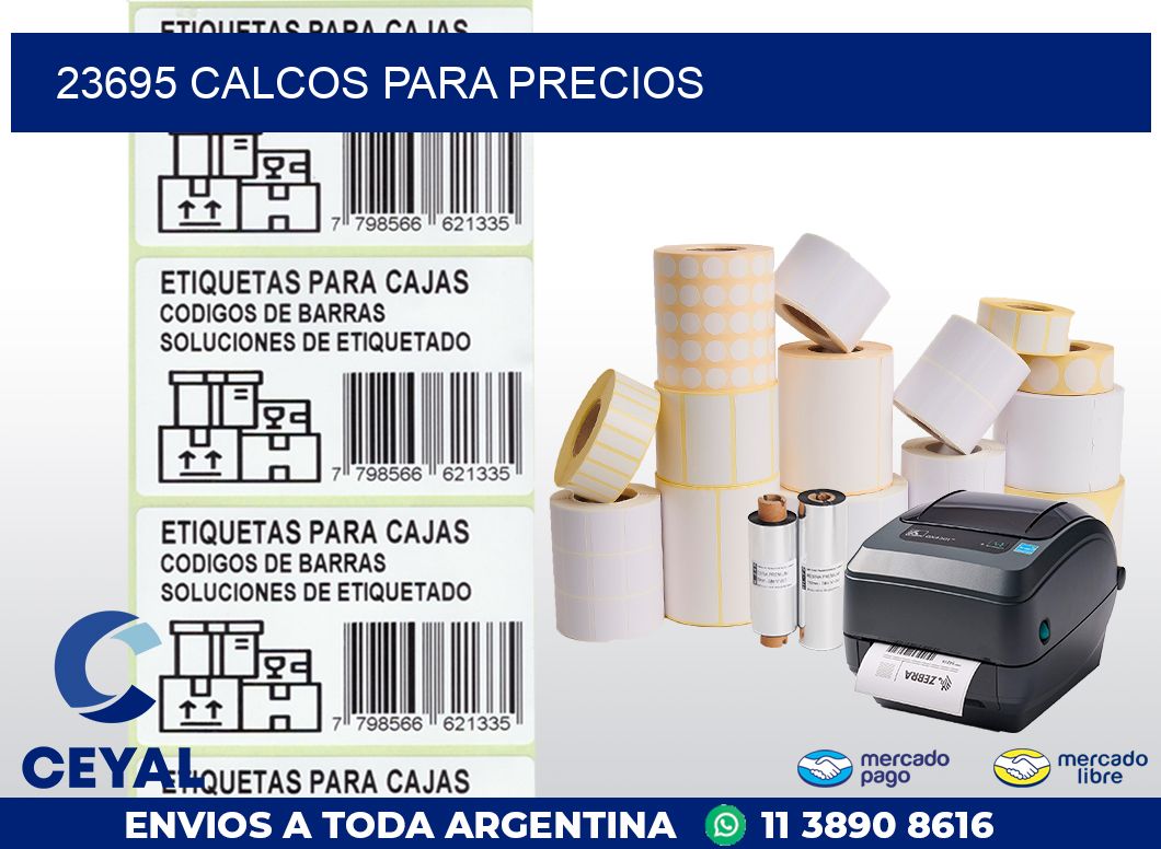 23695 CALCOS PARA PRECIOS
