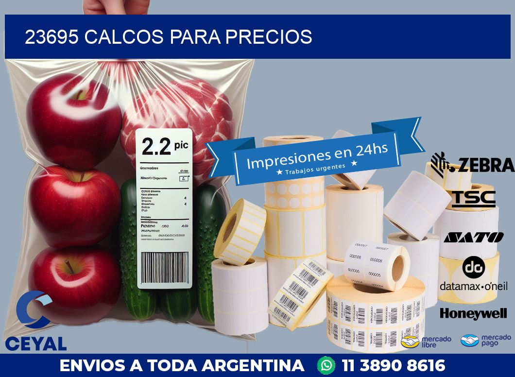 23695 CALCOS PARA PRECIOS