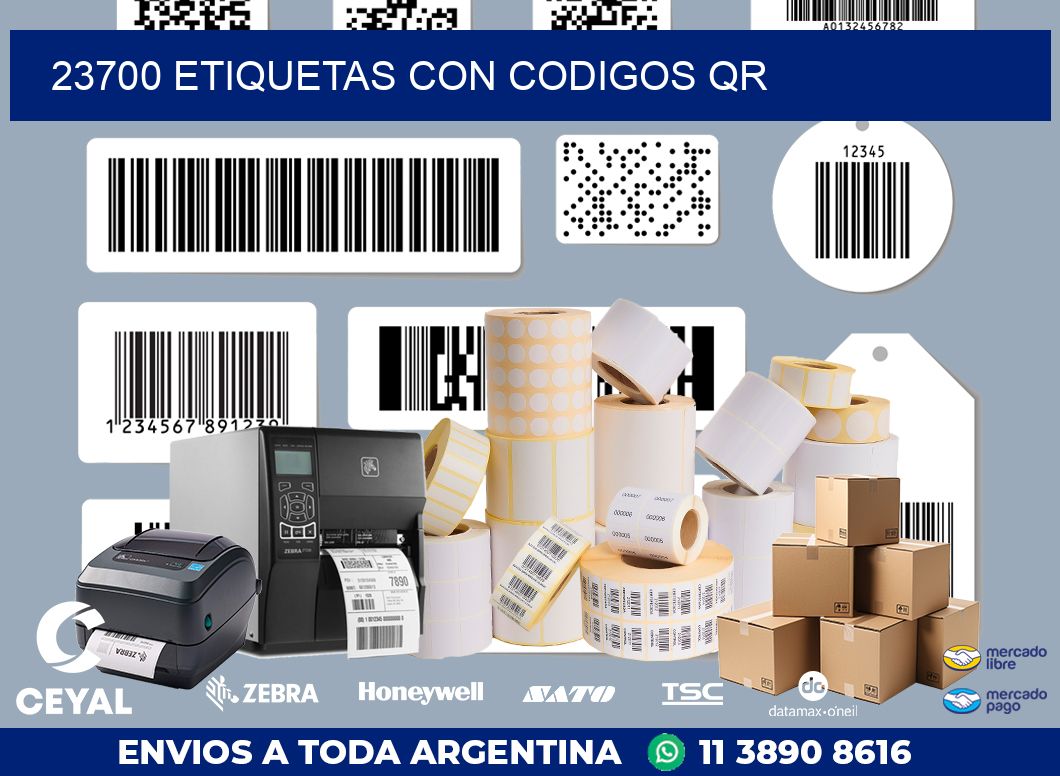 23700 ETIQUETAS CON CODIGOS QR