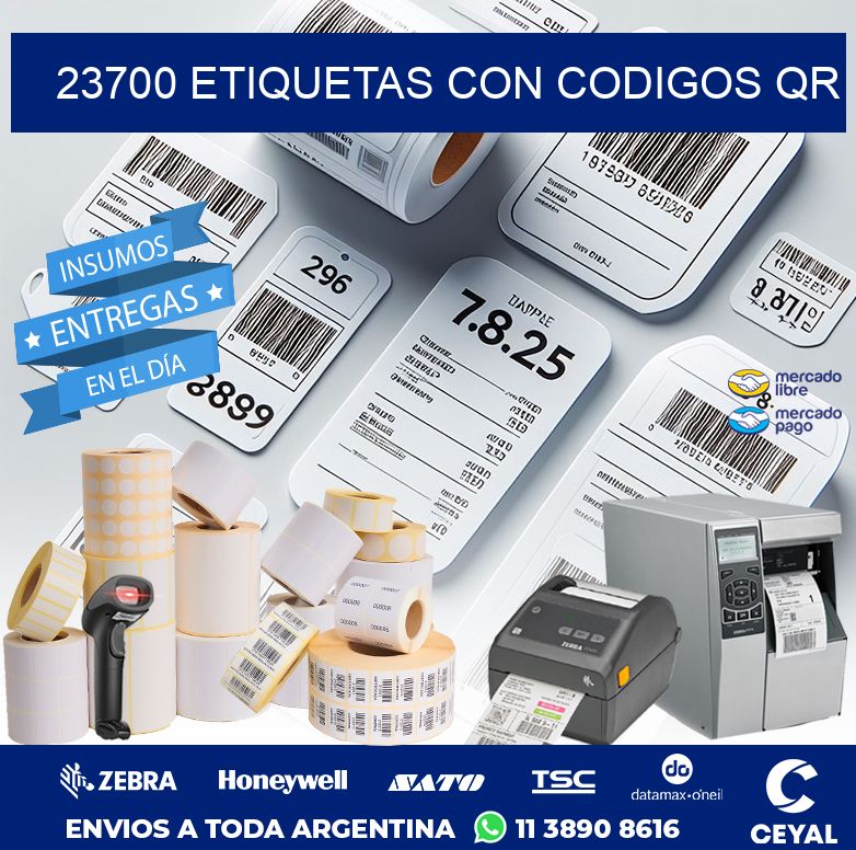 23700 ETIQUETAS CON CODIGOS QR