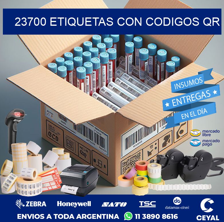 23700 ETIQUETAS CON CODIGOS QR