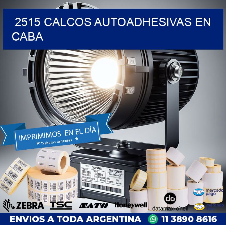 2515 CALCOS AUTOADHESIVAS EN CABA