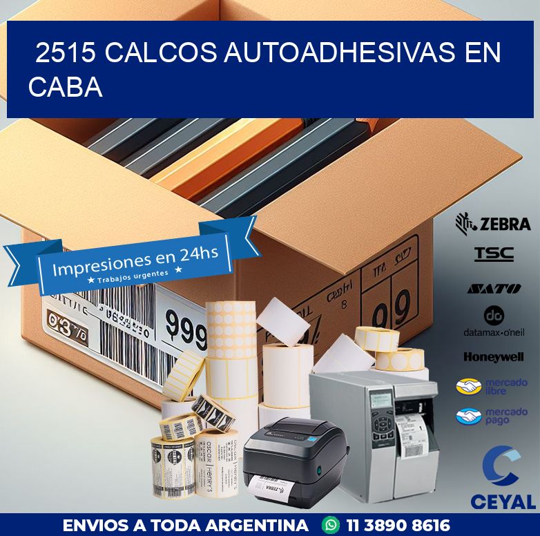 2515 CALCOS AUTOADHESIVAS EN CABA