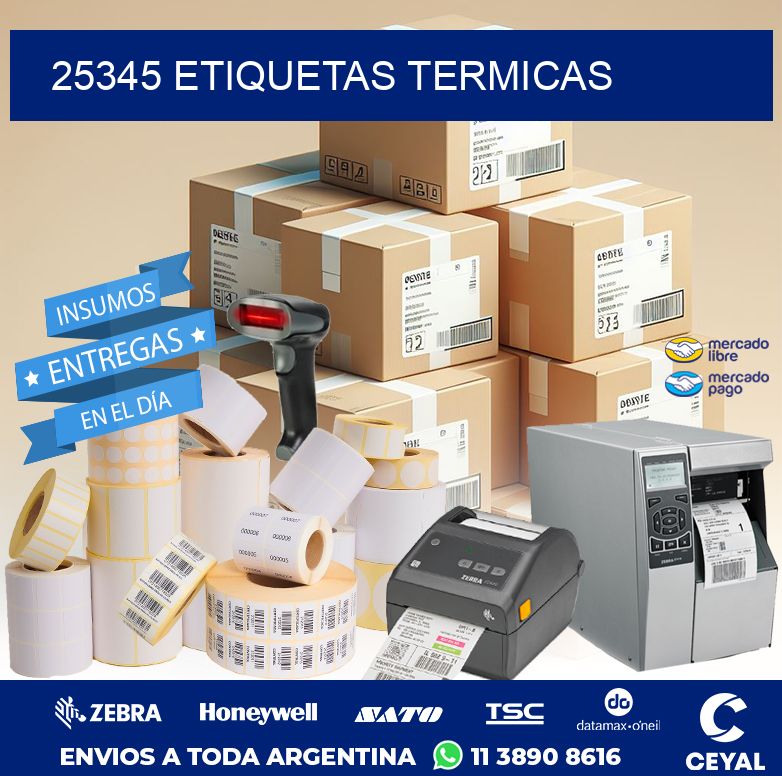 25345 ETIQUETAS TERMICAS
