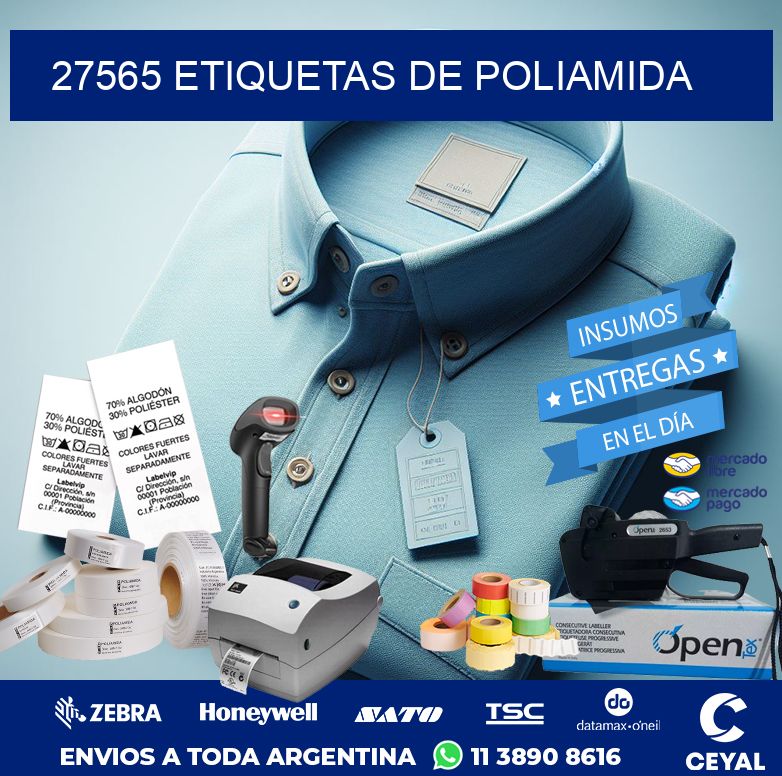 27565 ETIQUETAS DE POLIAMIDA