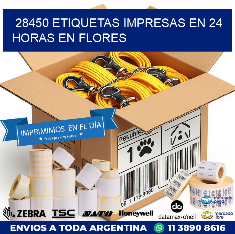 28450 ETIQUETAS IMPRESAS EN 24 HORAS EN FLORES