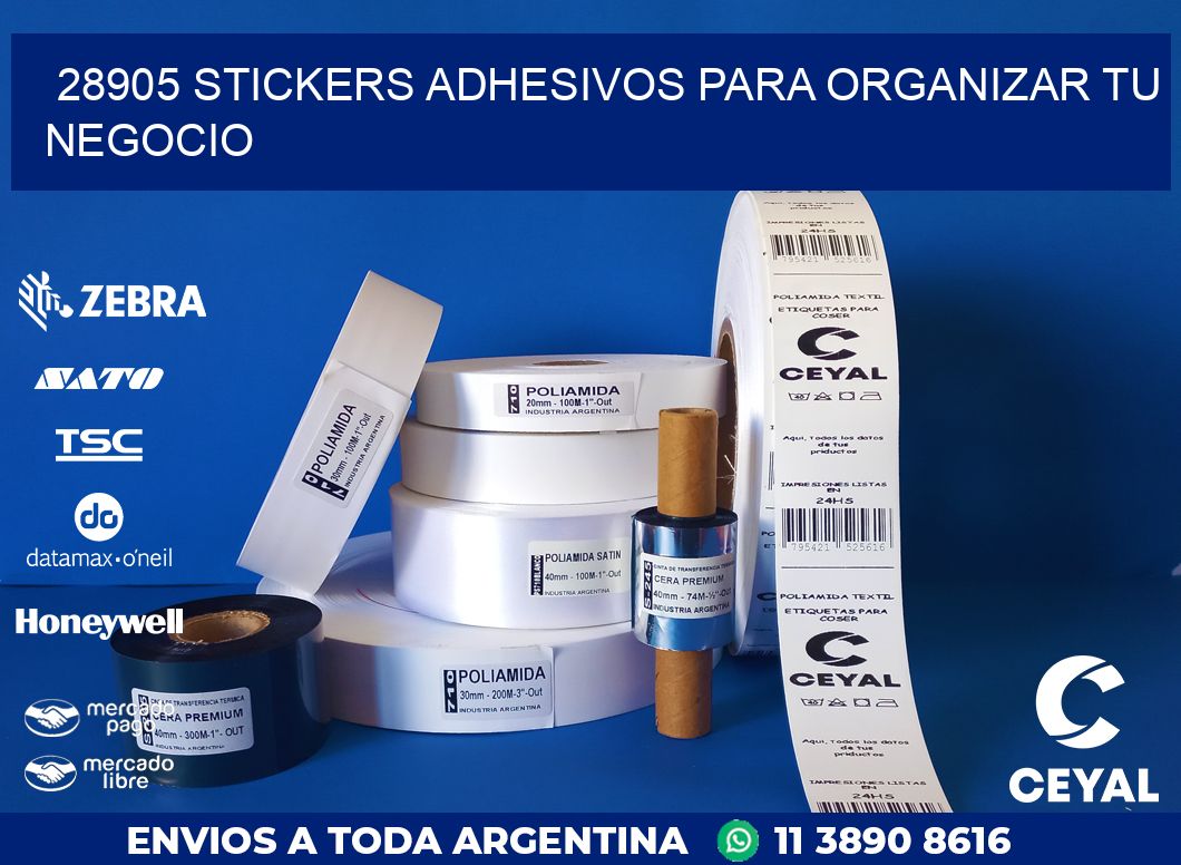 28905 STICKERS ADHESIVOS PARA ORGANIZAR TU NEGOCIO