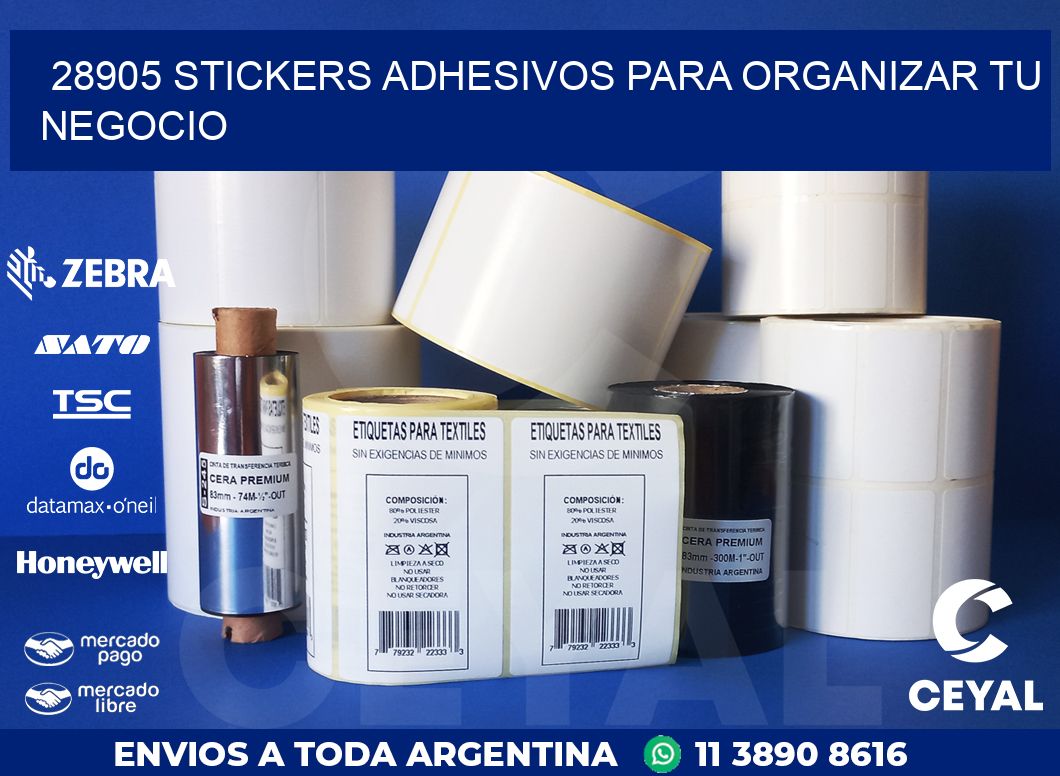 28905 STICKERS ADHESIVOS PARA ORGANIZAR TU NEGOCIO