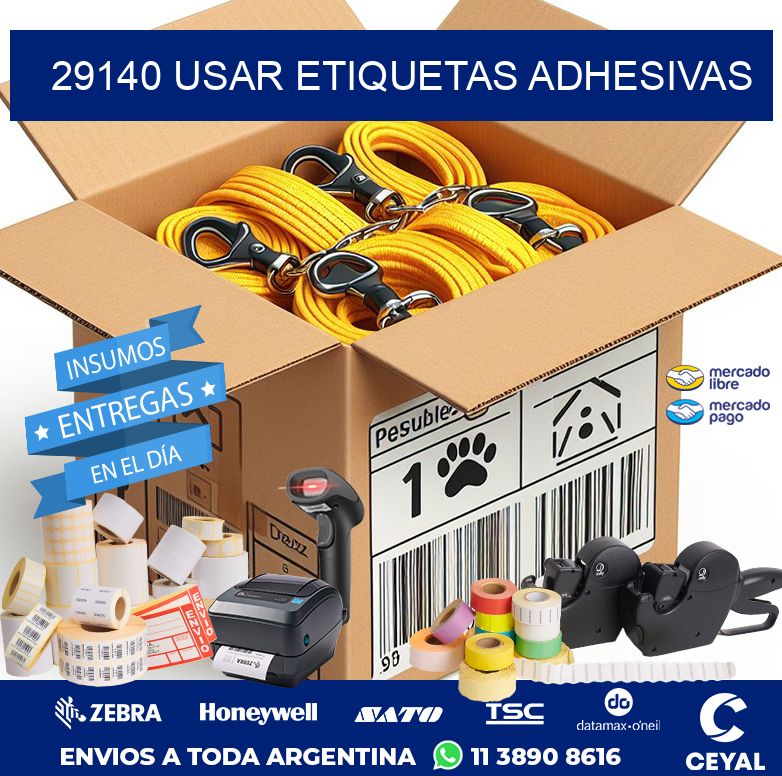 29140 USAR ETIQUETAS ADHESIVAS