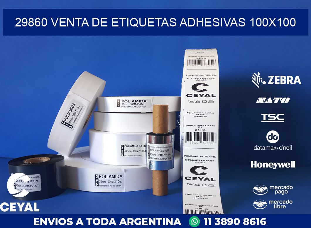 29860 VENTA DE ETIQUETAS ADHESIVAS 100X100