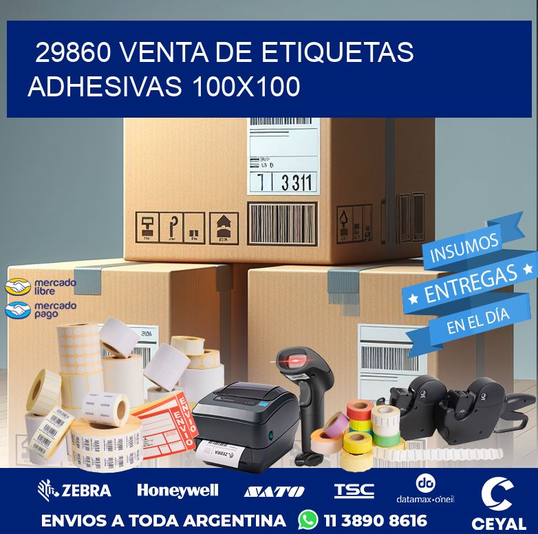 29860 VENTA DE ETIQUETAS ADHESIVAS 100X100