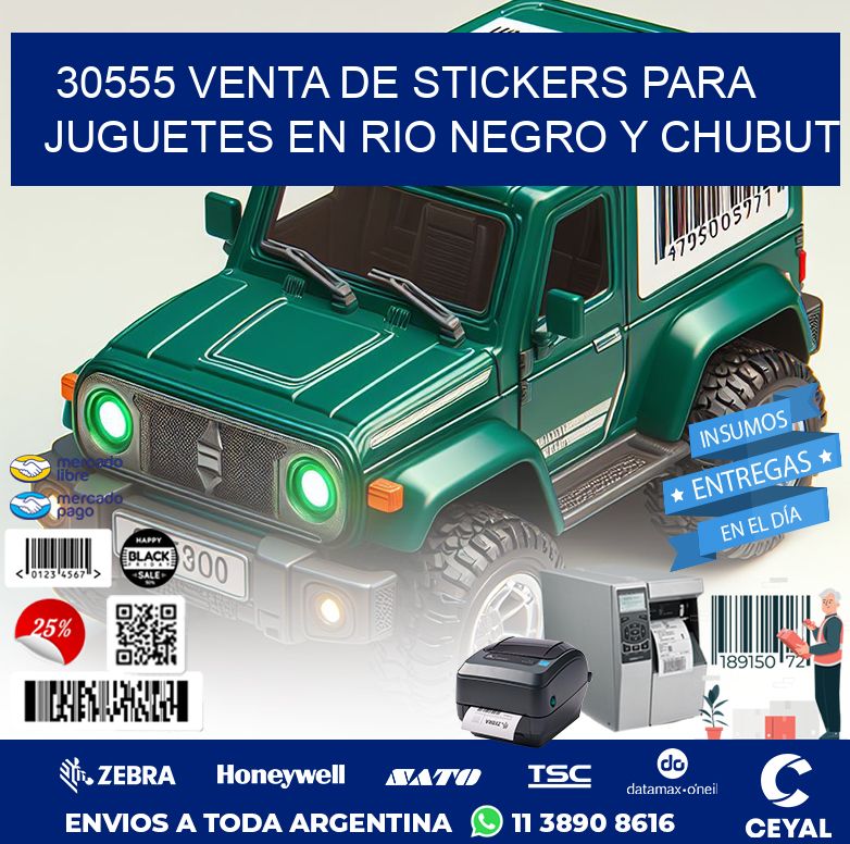 30555 VENTA DE STICKERS PARA JUGUETES EN RIO NEGRO Y CHUBUT