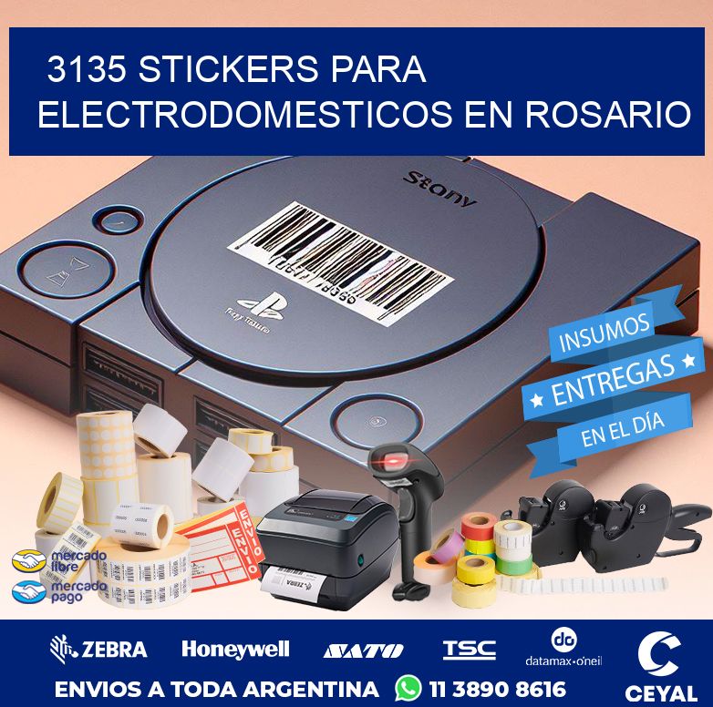 3135 STICKERS PARA ELECTRODOMESTICOS EN ROSARIO