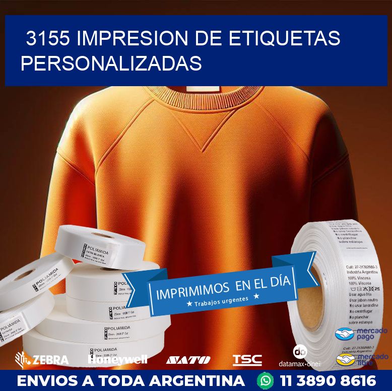 3155 IMPRESION DE ETIQUETAS PERSONALIZADAS