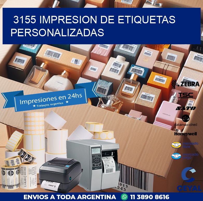 3155 IMPRESION DE ETIQUETAS PERSONALIZADAS
