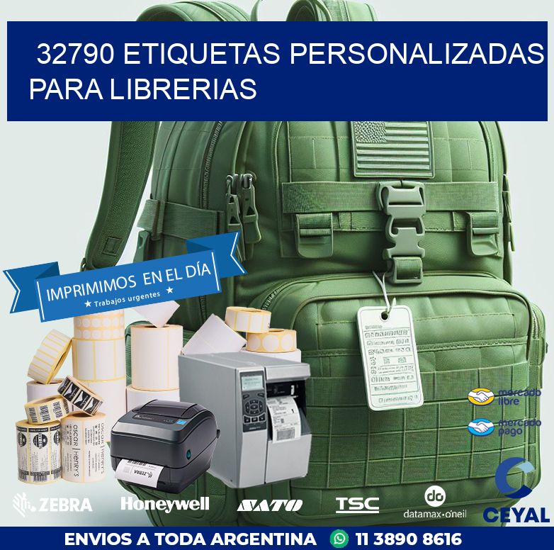 32790 ETIQUETAS PERSONALIZADAS PARA LIBRERIAS