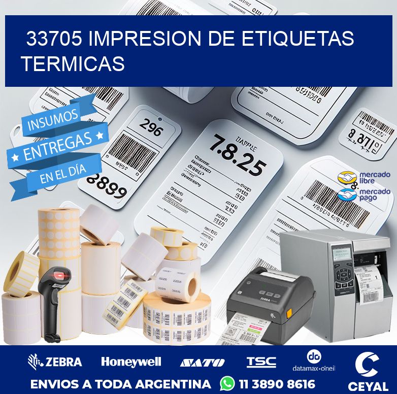 33705 IMPRESION DE ETIQUETAS TERMICAS