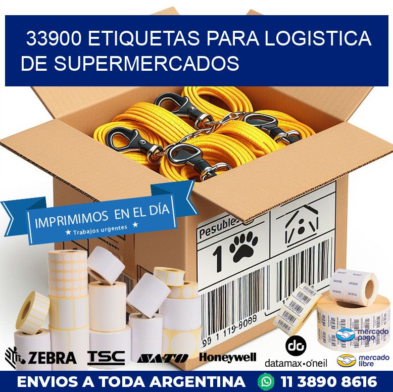33900 ETIQUETAS PARA LOGISTICA DE SUPERMERCADOS
