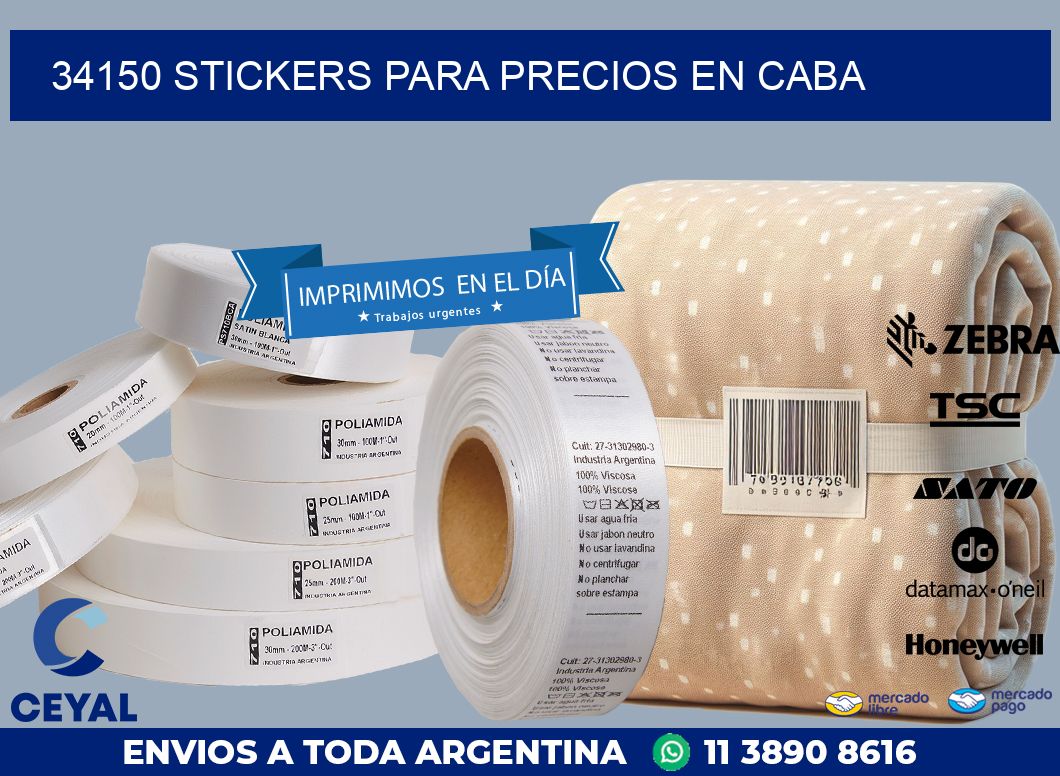 34150 STICKERS PARA PRECIOS EN CABA