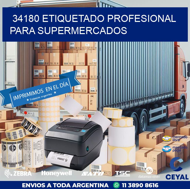 34180 ETIQUETADO PROFESIONAL PARA SUPERMERCADOS