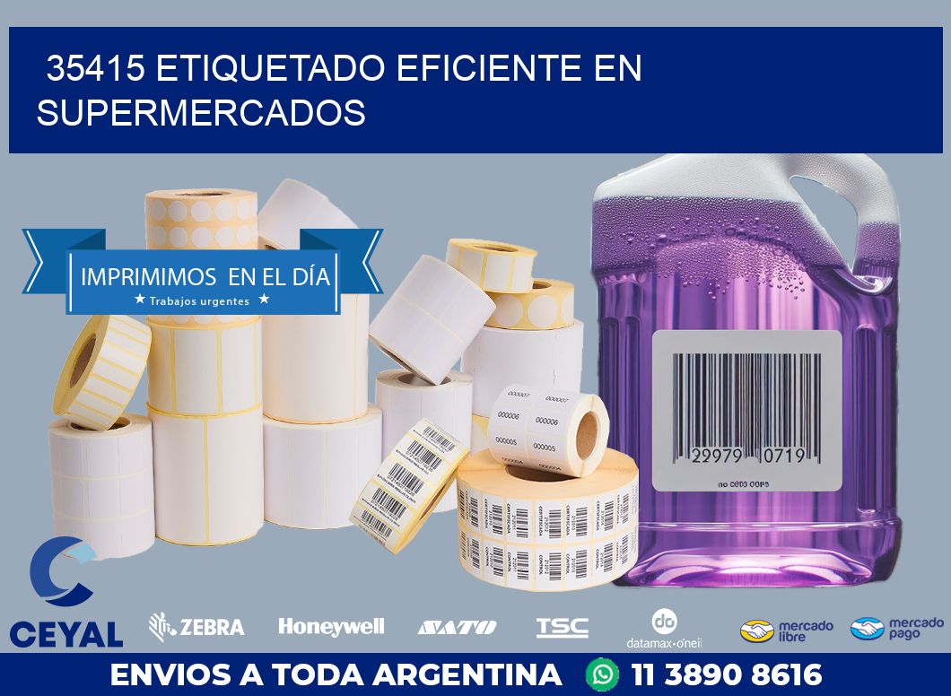 35415 ETIQUETADO EFICIENTE EN SUPERMERCADOS