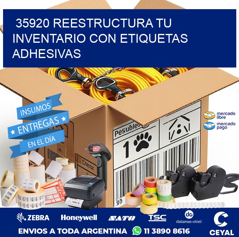 35920 REESTRUCTURA TU INVENTARIO CON ETIQUETAS ADHESIVAS