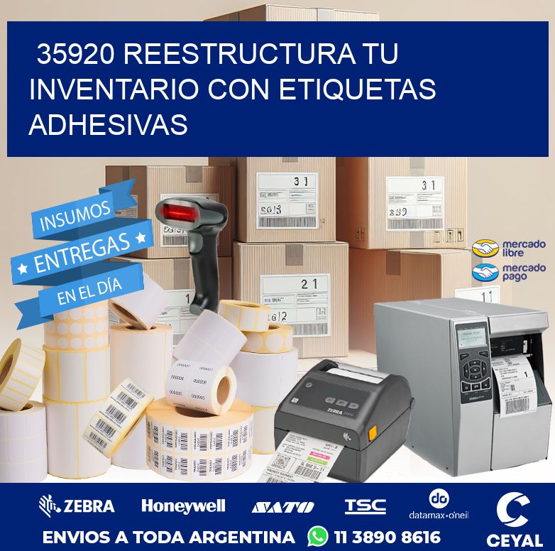 35920 REESTRUCTURA TU INVENTARIO CON ETIQUETAS ADHESIVAS