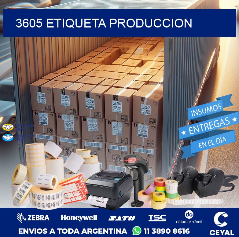 3605 ETIQUETA PRODUCCION