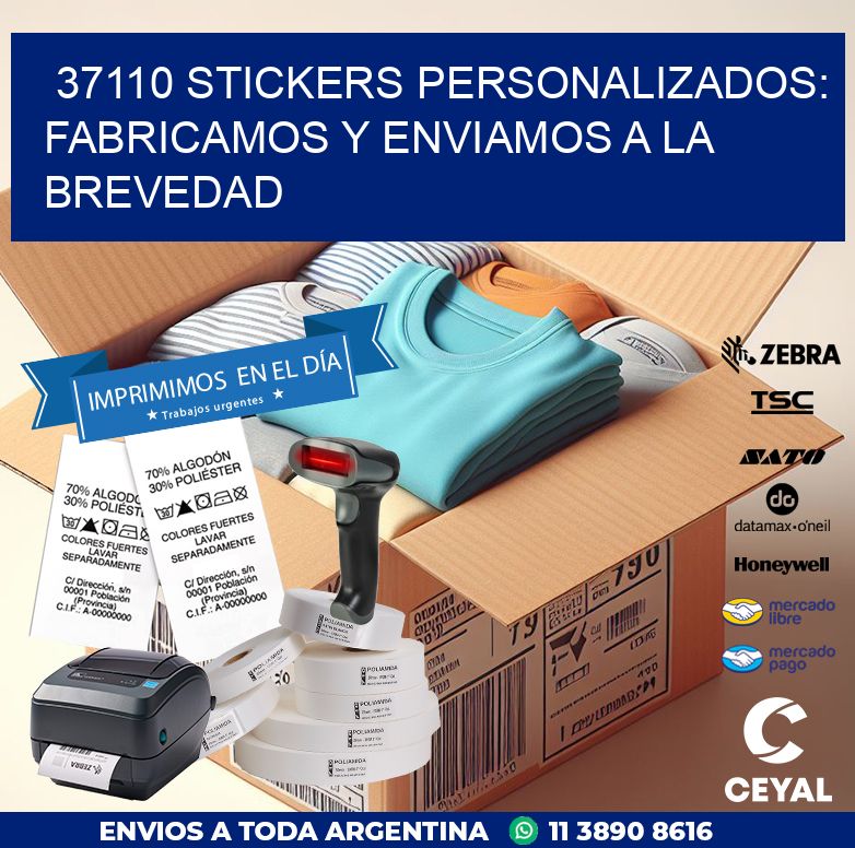 37110 STICKERS PERSONALIZADOS: FABRICAMOS Y ENVIAMOS A LA BREVEDAD