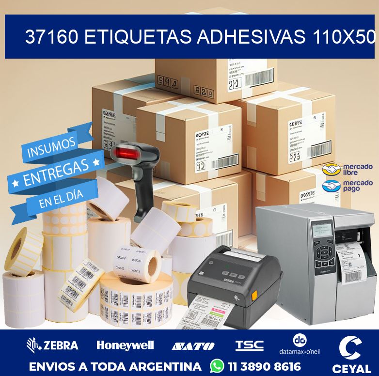 37160 ETIQUETAS ADHESIVAS 110X50