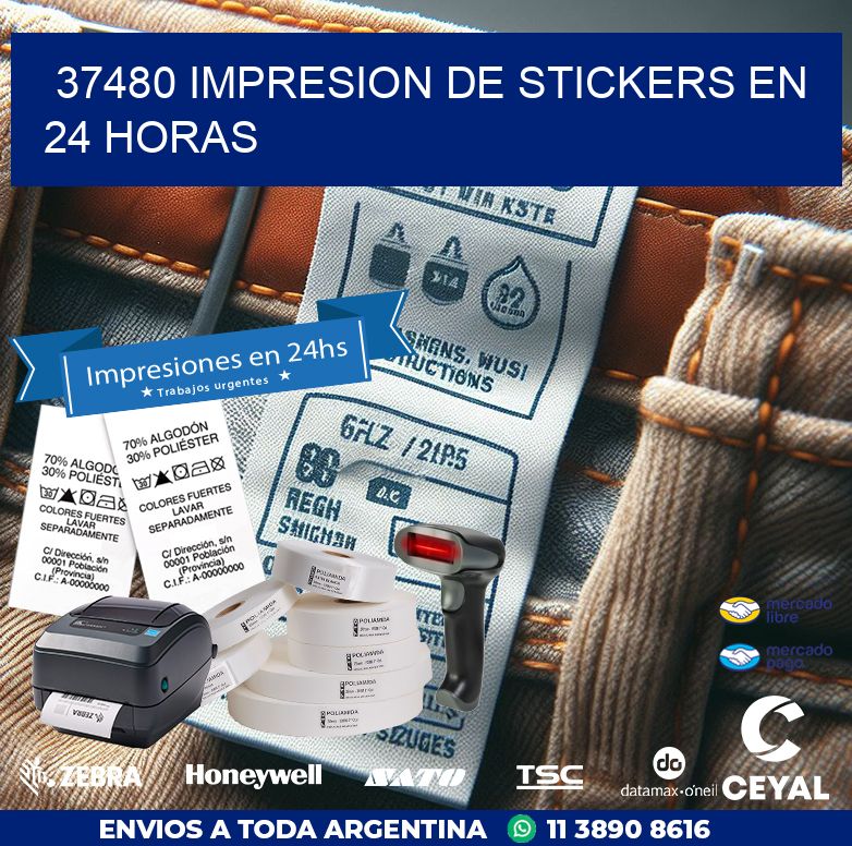 37480 IMPRESION DE STICKERS EN 24 HORAS