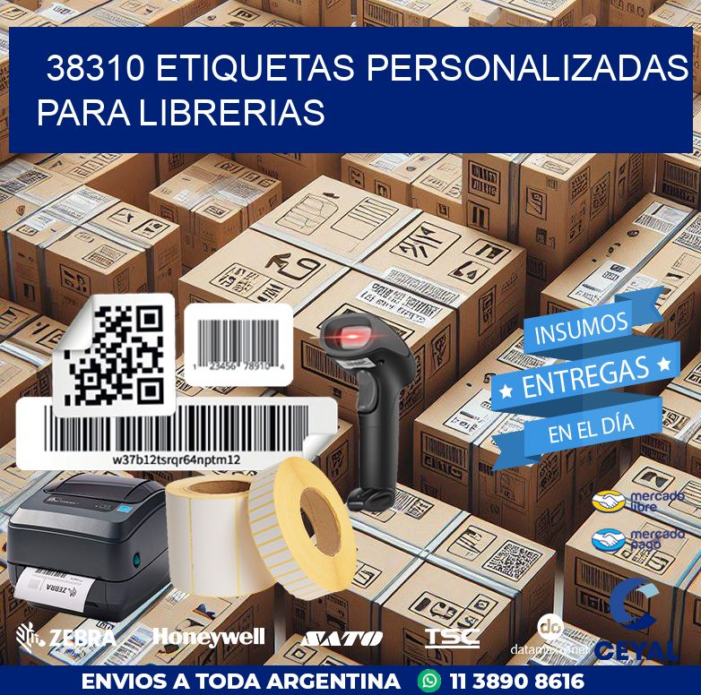 38310 ETIQUETAS PERSONALIZADAS PARA LIBRERIAS