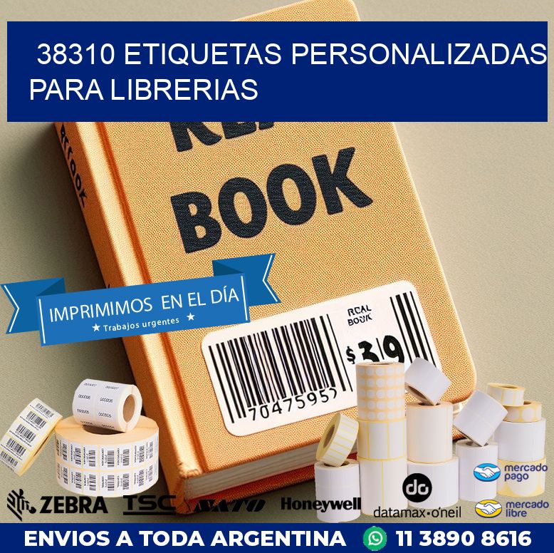 38310 ETIQUETAS PERSONALIZADAS PARA LIBRERIAS