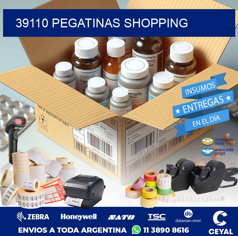 39110 PEGATINAS SHOPPING