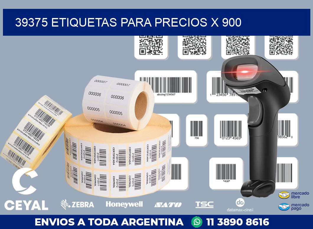 39375 ETIQUETAS PARA PRECIOS X 900