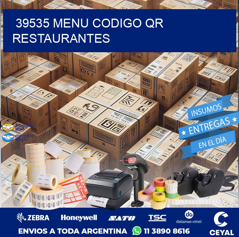 39535 MENU CODIGO QR RESTAURANTES