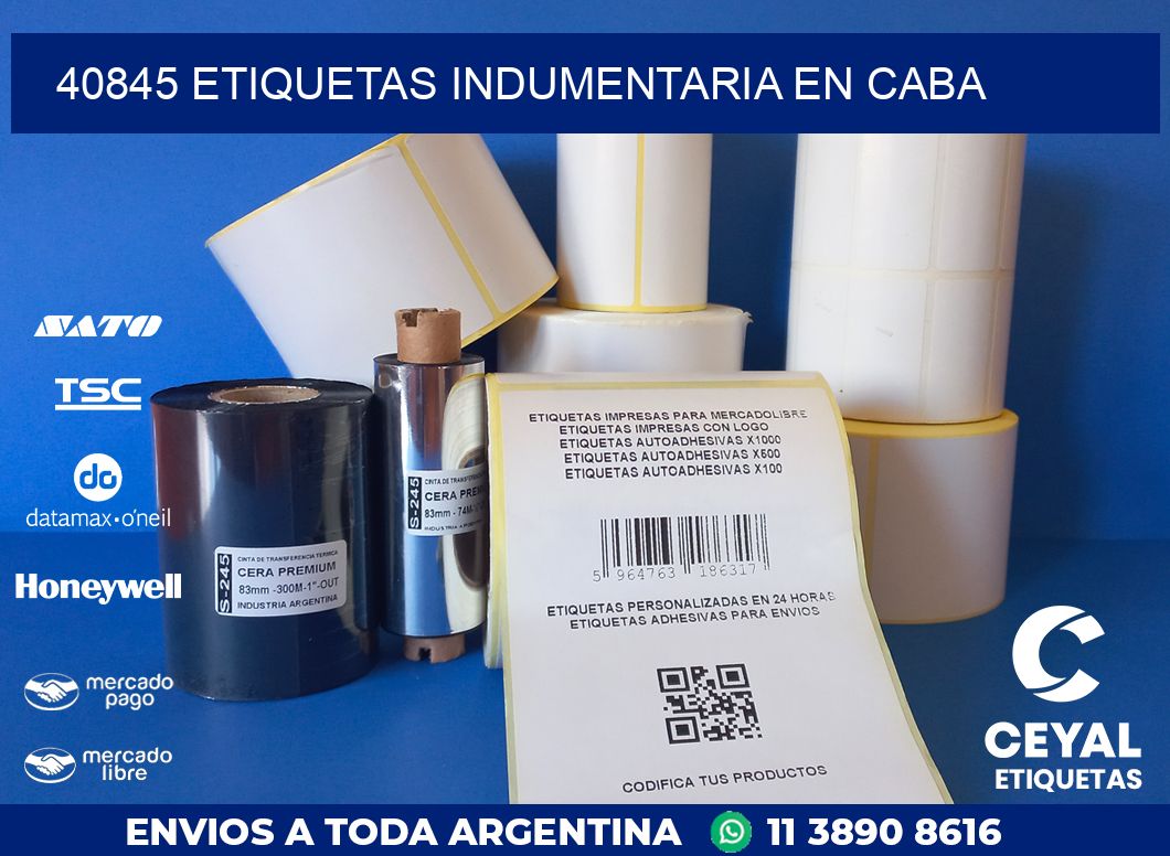 40845 ETIQUETAS INDUMENTARIA EN CABA