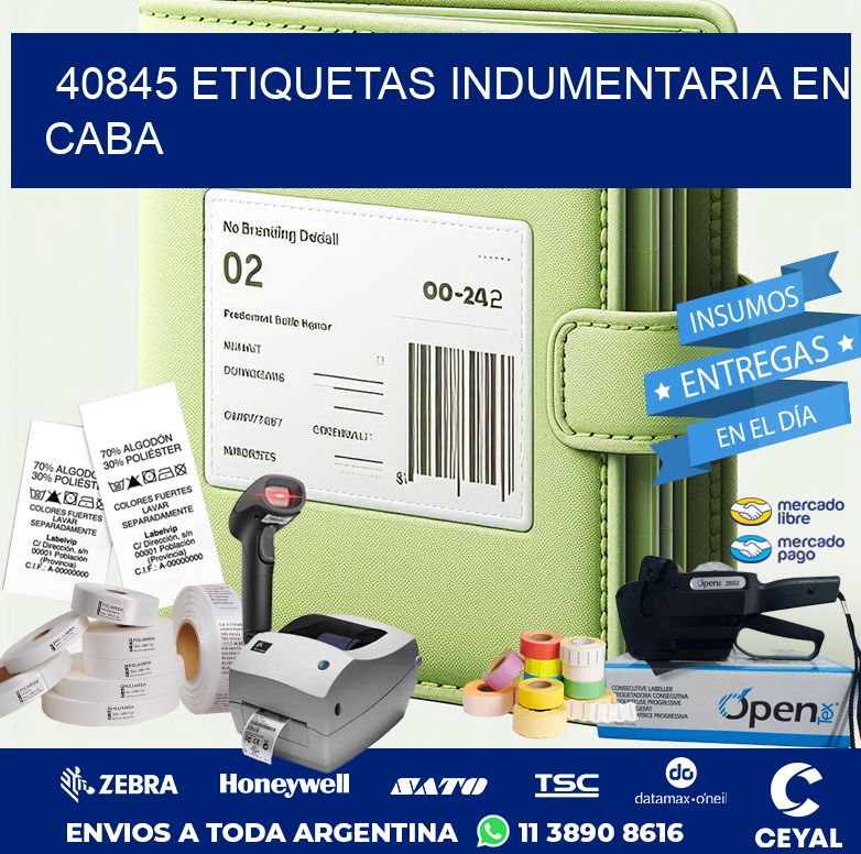 40845 ETIQUETAS INDUMENTARIA EN CABA