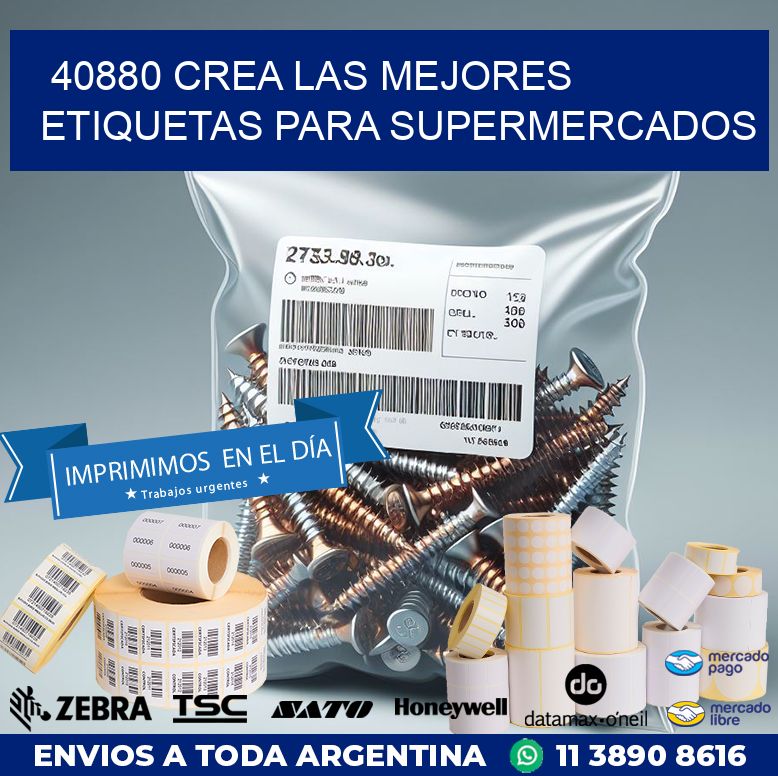 40880 CREA LAS MEJORES ETIQUETAS PARA SUPERMERCADOS