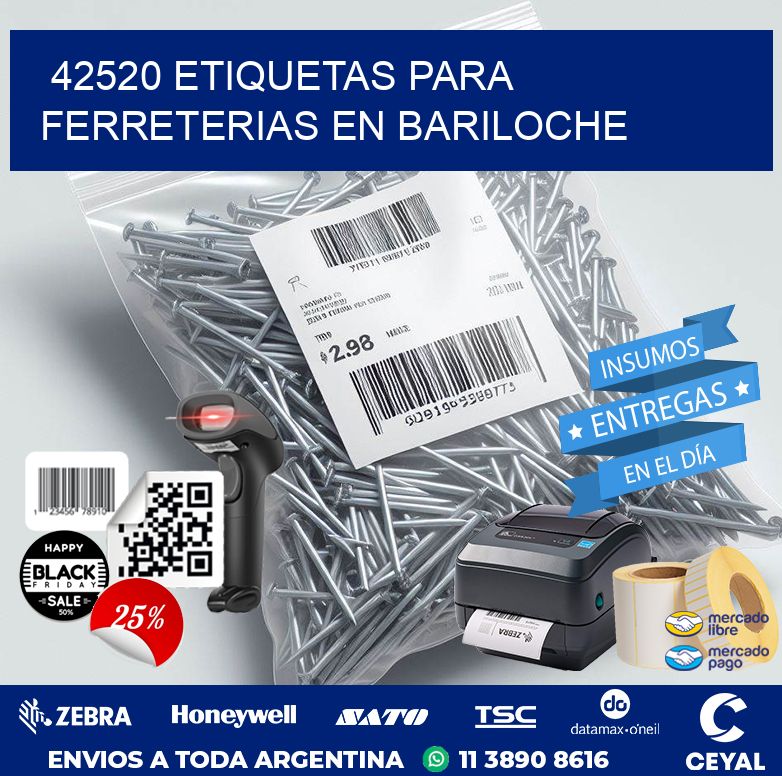 42520 ETIQUETAS PARA FERRETERIAS EN BARILOCHE