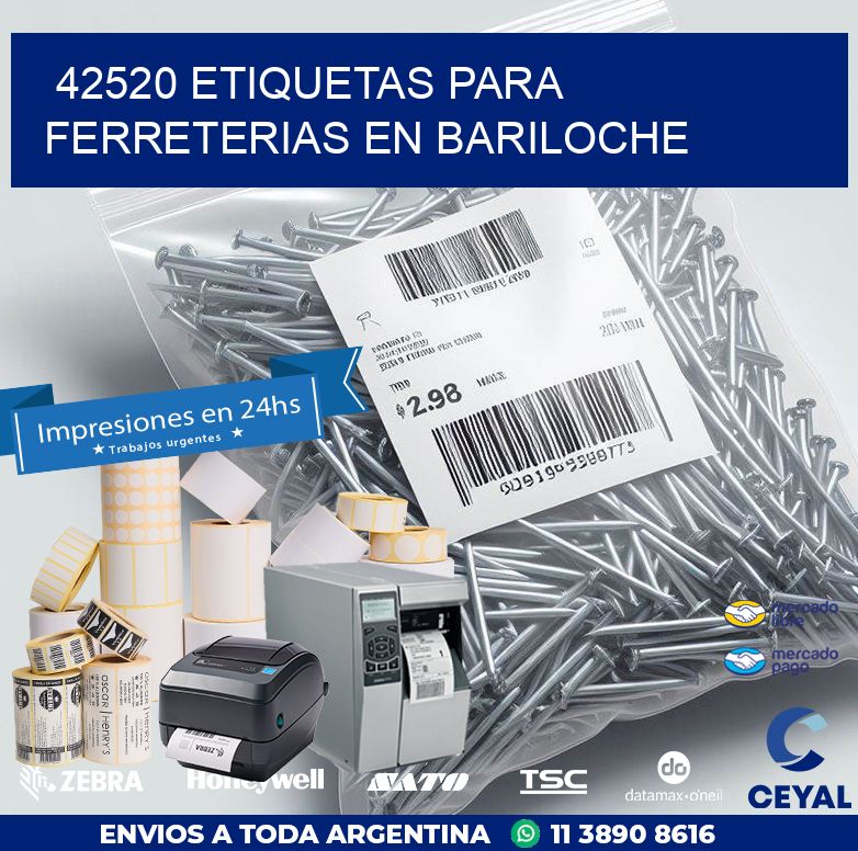 42520 ETIQUETAS PARA FERRETERIAS EN BARILOCHE