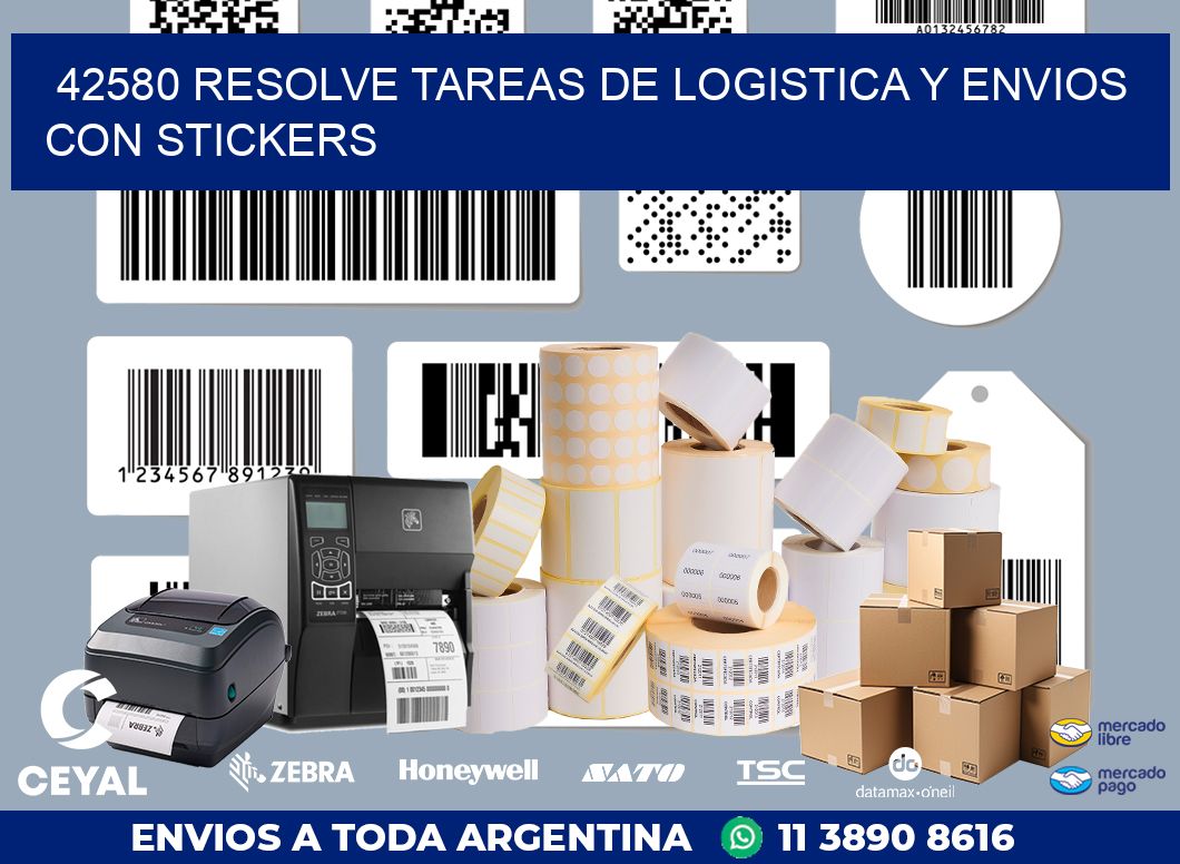 42580 RESOLVE TAREAS DE LOGISTICA Y ENVIOS CON STICKERS