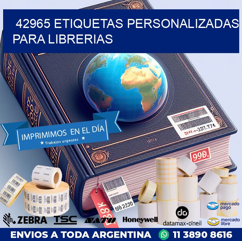 42965 ETIQUETAS PERSONALIZADAS PARA LIBRERIAS