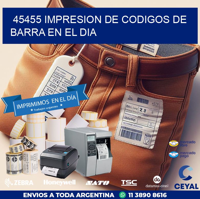 45455 IMPRESION DE CODIGOS DE BARRA EN EL DIA